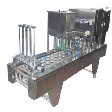 automatic plastic cup juice filling sealing machine