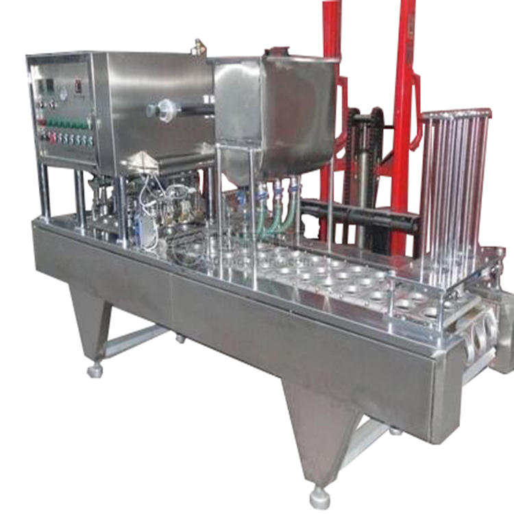 commercial liquid paper cup plastic cups filling and sealing machine