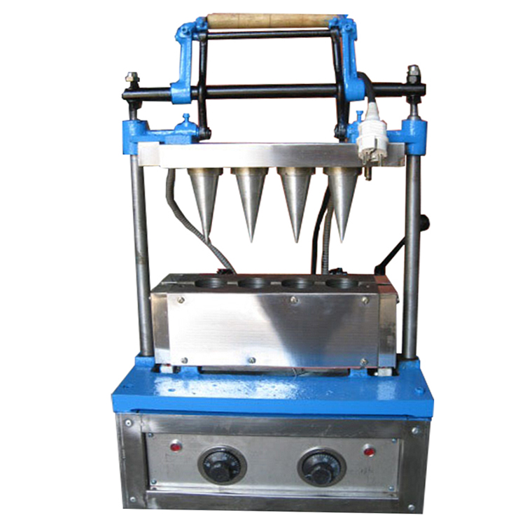 Commercial 4 heads ice cream cone making machines