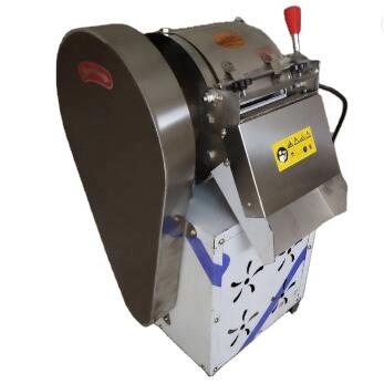 Commercial potato peeler and slicer cube cutting machine