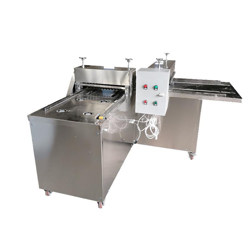 US customers come to our company make to order peanut sugar cut machine