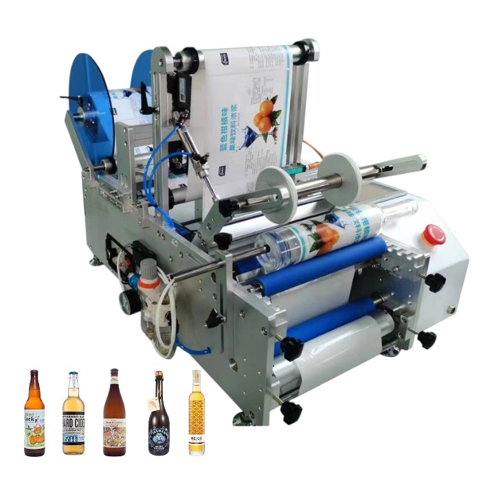 Small Round Bottle Labeling Machine Export to America