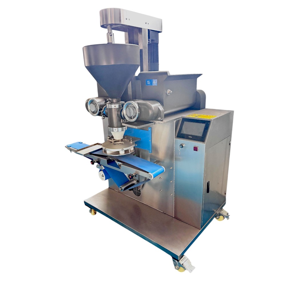 Mooncake three-compartment stuffing machine