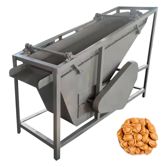 Almond and shell separating machine