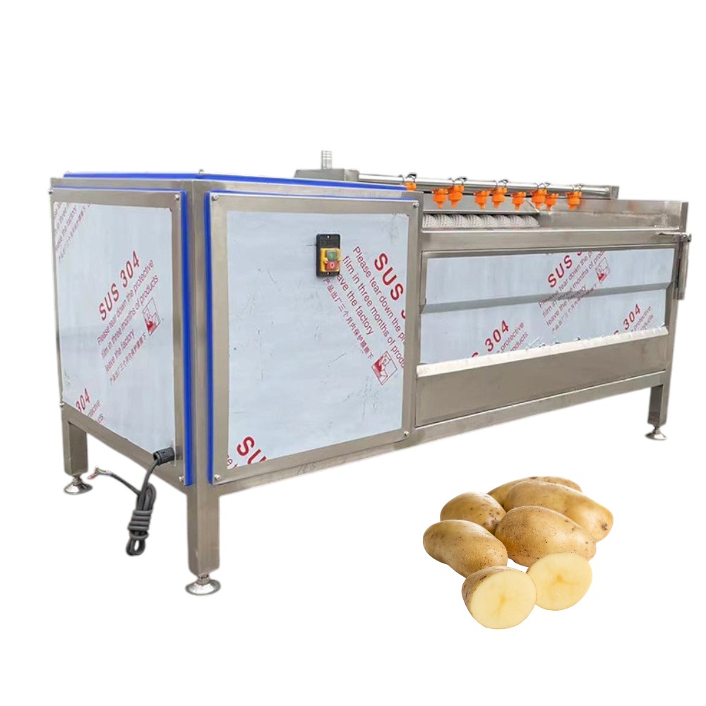 Brush Washing Machine for Fruit and Vegetables