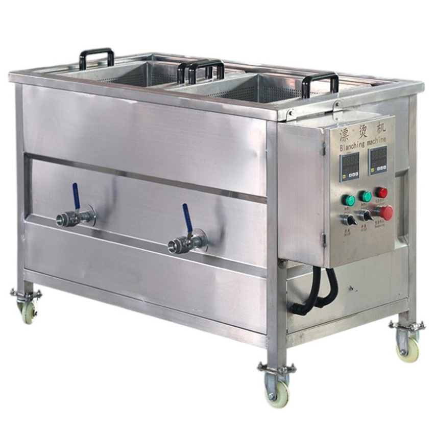 Sweet corn blanching machine