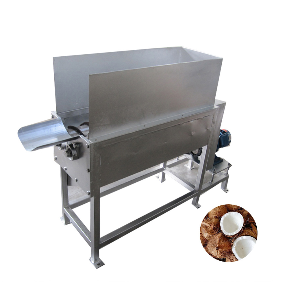 Coconut depilating machine