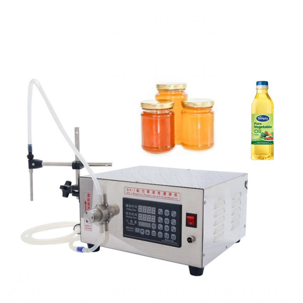 Magnetic pump liquid filling machine