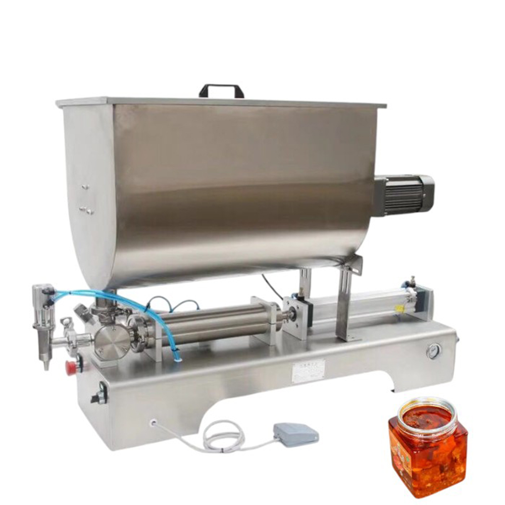U-shaped horizontal mixing paste filling machine