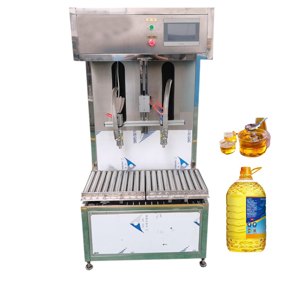 Semi-automatic intelligent self-flowing filling machine