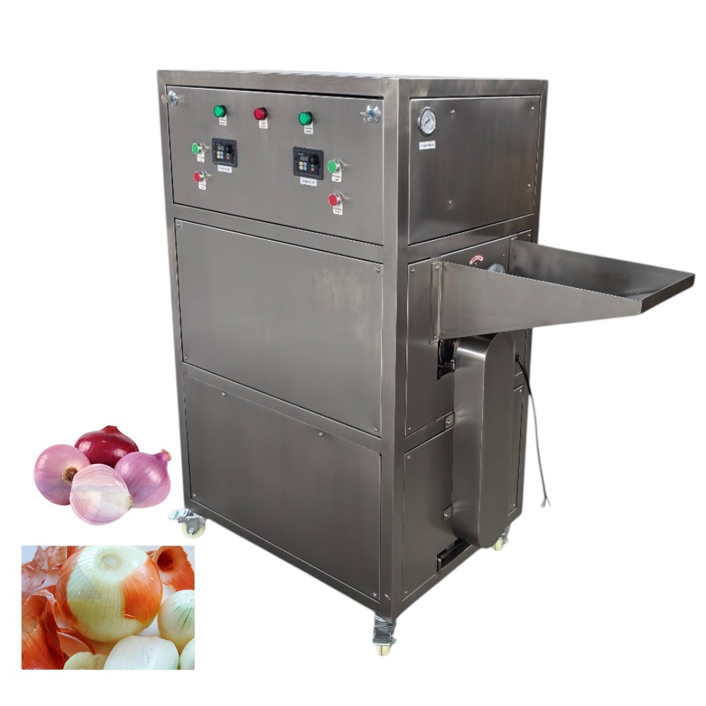 Onion dry peeling machine