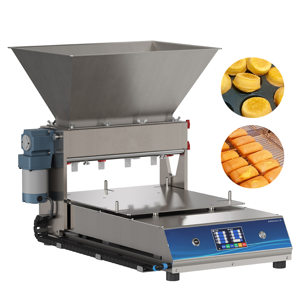 Tabletop type cake batter filling machine
